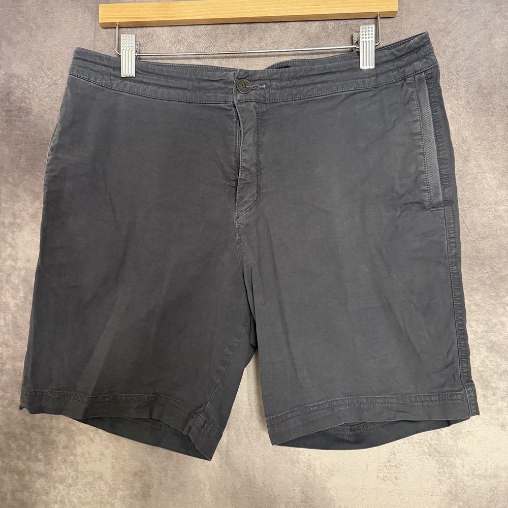 Aether Shorts Mens 32 Gray Chino Cotton Stretch Travel Casual‎ Performance